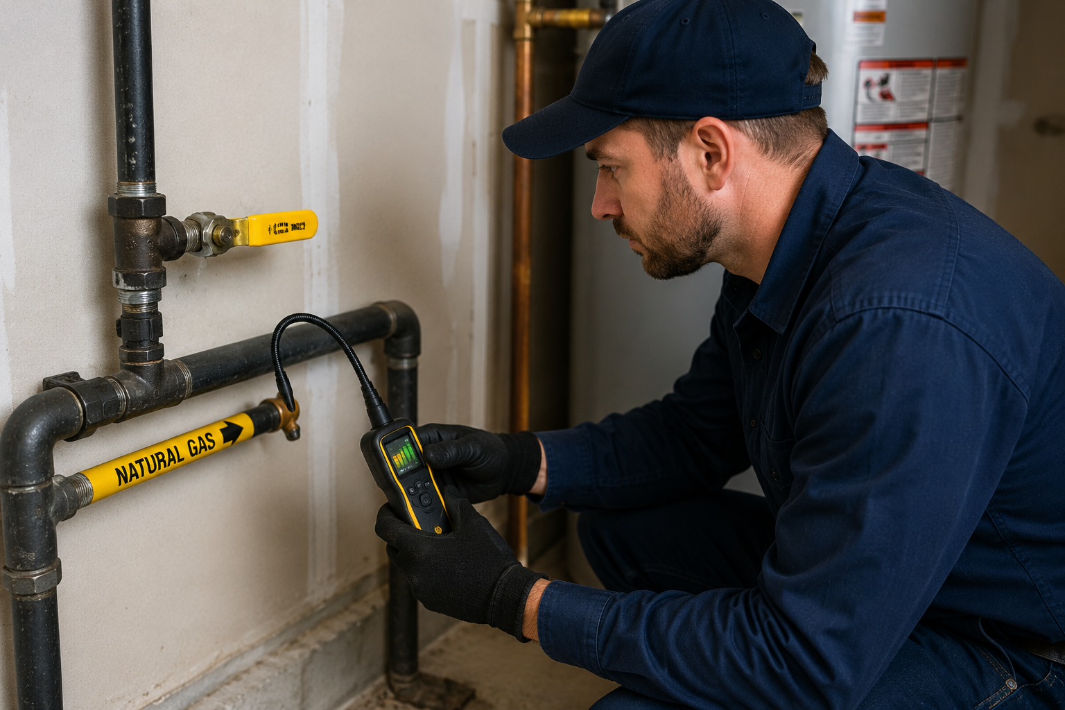 Professionals Detect Gas Leaks