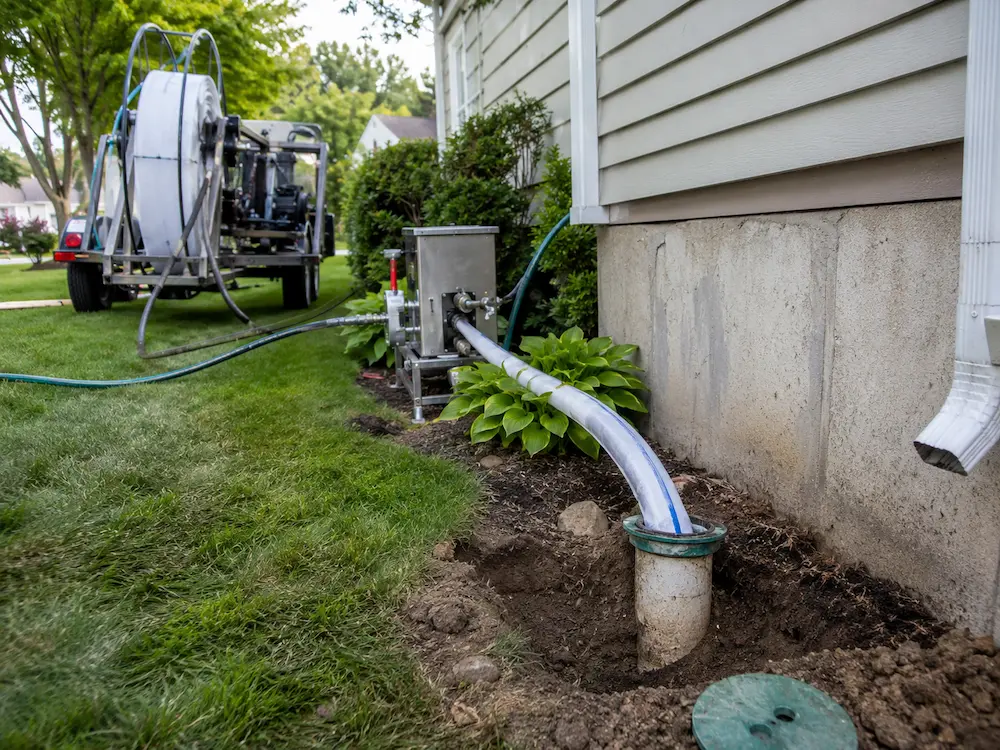 Affordable Plumbing Services trenchless sewer line repair equipment