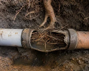 Affordable Plumbing Services tree root sewer damage