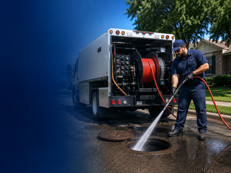 Hydro jetting services Houston drain and sewer cleaning